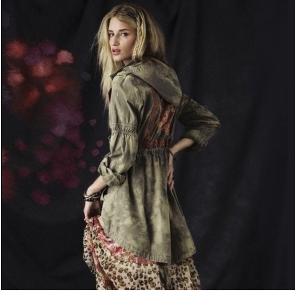 Free People Festival Anorak Jacket, Army Combo, 0